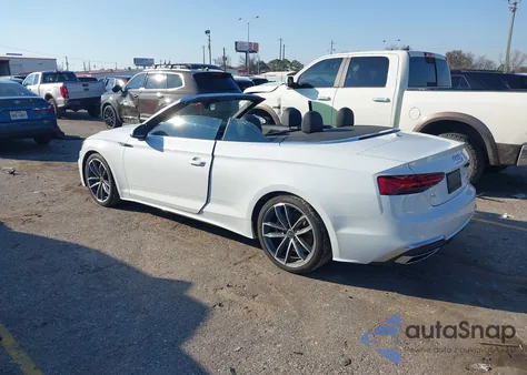2024 Audi A5 Cabriolet Premium Plus 45 Tfsi S Line Quattro S Tronic z USA, uszkodzony, nr VIN WAU4AGF56RN001189